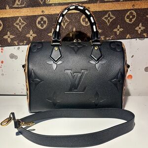 Louis Vuitton Empreinte Monogram Giant Wild At Heart Speedy Bandoulière 25